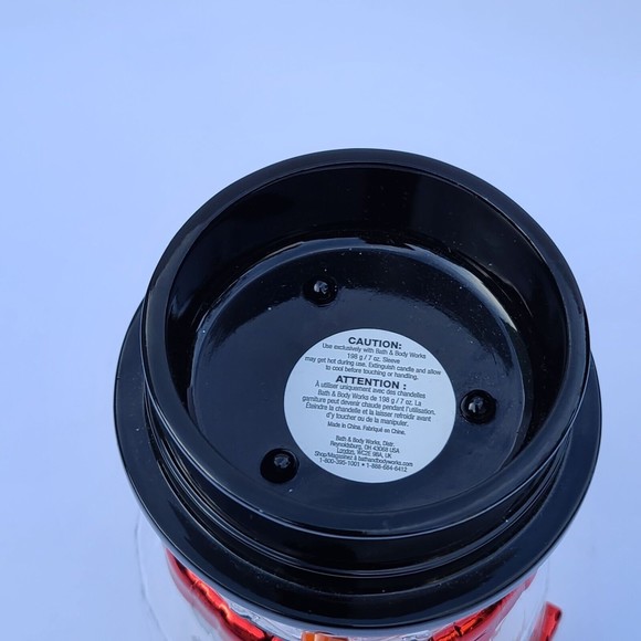 Bath & Body Works Glass Snowman Single Wick Pedestal Candle Holder 7.5" H NEW - Picture 4 of 5